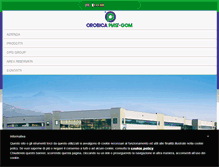 Tablet Screenshot of orobicaplastgom.it